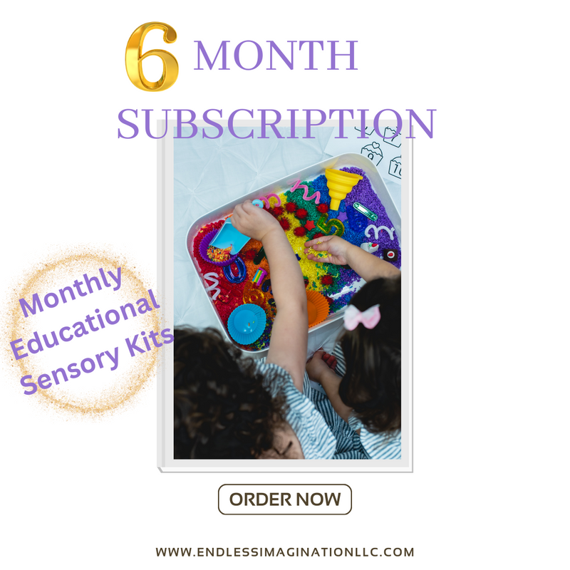 6 Month Educational Sensory Kit Subscription