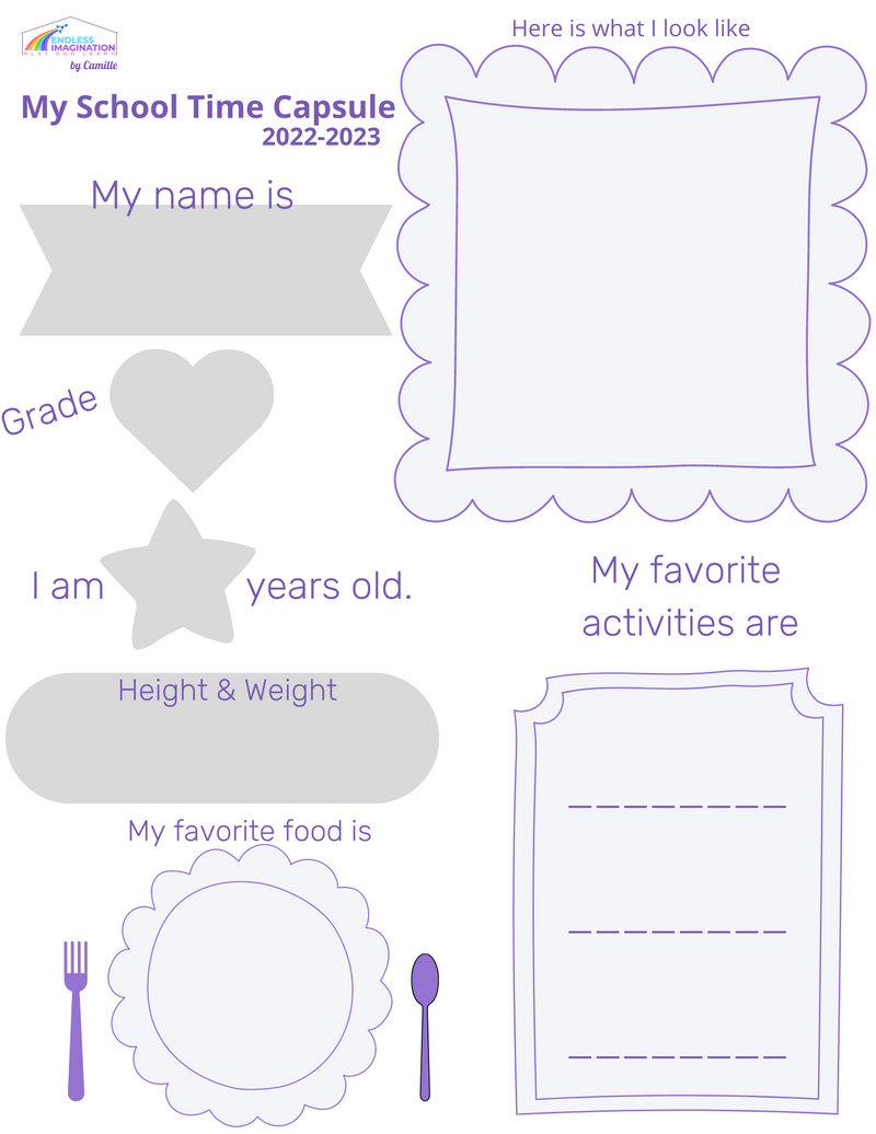 FREE printable- School Time Capsule – Endless Imagination LLC free-printable-school-time-capsule-endless-imagination-llc