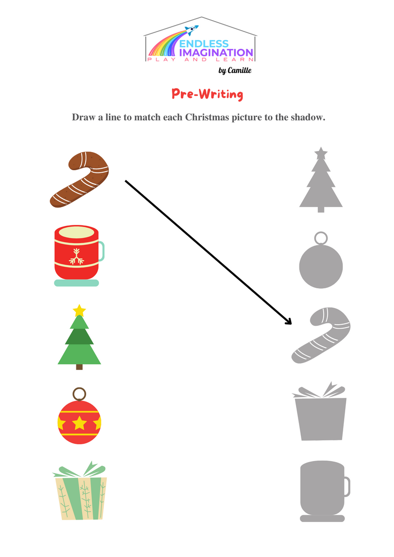 FREE Printable Holiday Pre Writing Worksheet Endless Imagination LLC free-printable-holiday-pre-writing-worksheet-endless-imagination-llc