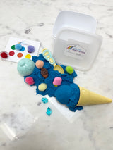 Blue Ice Cream Shop Travel Kit